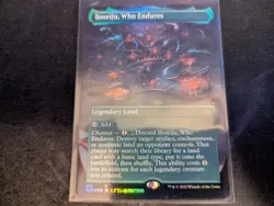 MTG Magic the Gathering FOIL Boseiju, Who Endures Borderless NEO! - Image 1