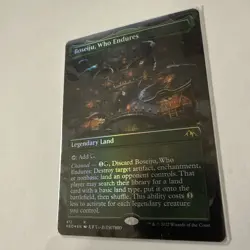 MTG: Boseiju, Who Endures (Borderless) Kamigawa: Neon Dynasty Foil NM - Image 2