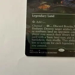 MTG: Boseiju, Who Endures (Borderless) Kamigawa: Neon Dynasty Foil NM - Image 5