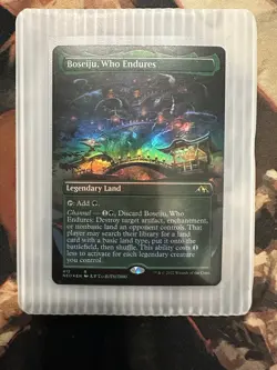 Boseiju, Who Endures (Borderless) Kamigawa: Neon Dynasty Foil - Image 1