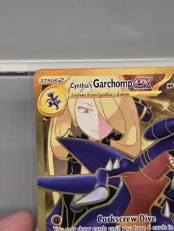 Pokemon TCG Cynthia's Garchomp Hyper Rare 241/182 Sv10: Destined Rivals HR Mint - Image 2