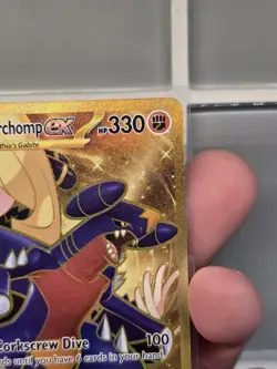 Pokemon TCG Cynthia's Garchomp Hyper Rare 241/182 Sv10: Destined Rivals HR Mint - Image 3