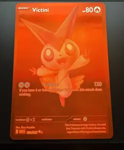 Red Victini English Pokemon White Flare Black Bolt WHT EN 172/086 - Image 1