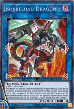 Borreload Dragon - CIBR-EN042 - Secret Rare - 1st Edition x1 - Lightly Played - Image 1
