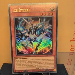 YUGIOH Ultra Rare Ice Ryzeal CRBR-EN003 1st Edition - Image 1