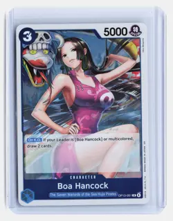 Boa Hancock One Piece Carrying On His Will #OP13-051 Foil Rare - Image 1