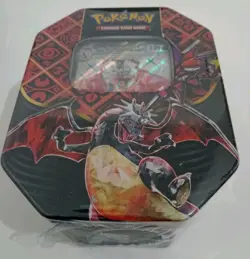Paldean Fates Charizard EX Tin with Charizard Promo - Pokemon TCG - New Sealed - Image 1
