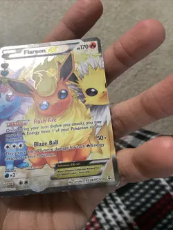 Flareon EX - RC28/RC32 - Full Art Ultra Rare Generations - Pokemon Card - MP - Image 3