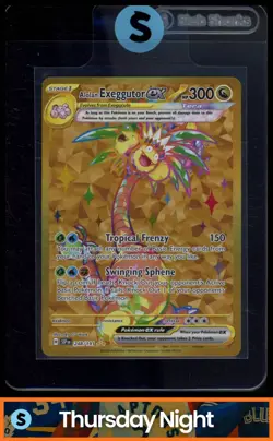 2024 POKEMON SV SURGING SPARKS SSP EN #248/191 ALOLAN EXEGGUTOR EX HYPER RARE - Image 1
