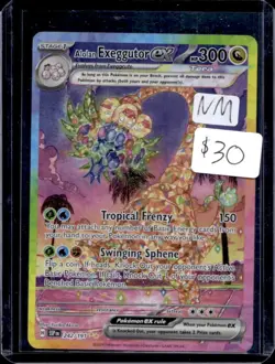 2024 Pokemon SV Surging Sparks SSP EN Alolan Exeggutor Ex #242/191 - Image 1