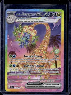 2024 Pokemon SV Surging Sparks SSP EN Alolan Exeggutor Ex #242/191 - Image 1