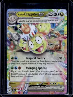 2024 Pokemon SV Surging Sparks SSP EN Alolan Exeggutor Ex #133/191 - Image 1