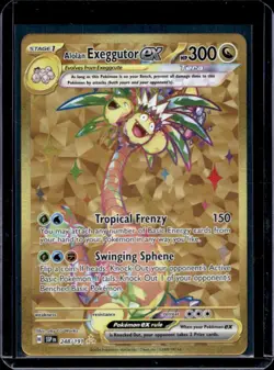 2024 Pokemon SV Surging Sparks SSP EN Alolan Exeggutor Ex #248/191 - Image 1