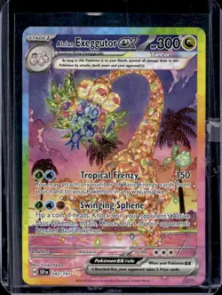 2024 Pokemon SV Surging Sparks SSP EN Alolan Exeggutor Ex #242/191 - Image 1