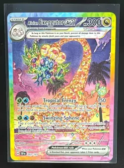 2024 Pokemon Gaming SV Surging Sparks - SSP EN Alolan Exeggutor Ex #242/191 - Image 1