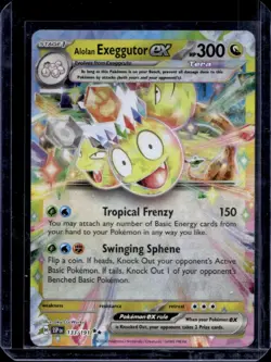 2024 Pokemon SV Surging Sparks SSP EN Alolan Exeggutor Ex #133/191 - Image 1