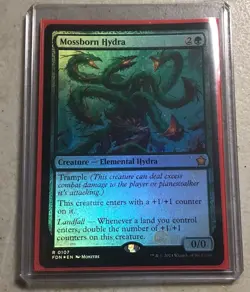 MTG FOIL Mossborn Hydra - Foundations #107 Nm - Image 1
