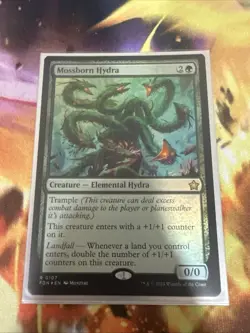 Mossborn Hydra Foundations Foil #107 NM+ Condition, MTG - Image 1