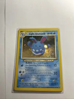 Light Azumarill 13/105 | Neo Destiny | Holo Pokemon Card - Image 2
