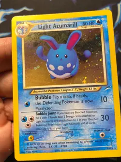Light Azumarill 13/105 Neo Destiny Holo - WOTC - Pokemon Card LP - Image 4