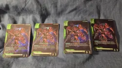 Char's Zaku II LR x4 ST03-006 Starter Deck: Zeon's Rush Gundam Card Game - Image 1