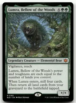 Lumra, Bellow of the Woods #183 (NM) Bloomburrow BLB Magic MTG - Image 1