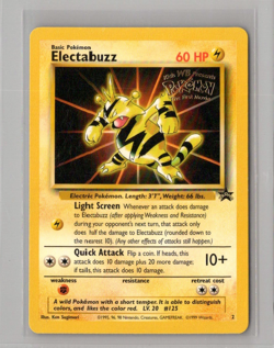 Electabuzz 24/130 - Pokemon TCG Base Set 2 Rare Card WOTC LP - Image 1