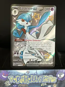 Pokemon Card Gardevoir EX 217/091 Paldean Fates Full Art Ultra Rare NM - Image 1