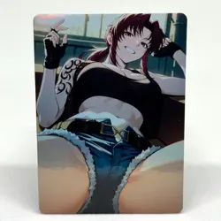 Black Lagoon Revy Goddess Anime Waifu ACG Foil Card - Image 1
