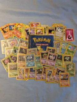 WotC Vintage Pokemon Binder Bundle - 32 Vintage And 66 Celebrations Cards - Image 1