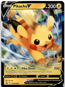 Pikachu V - Promo SWSH: Sword & Shield Promo Cards SWSH285 NM - Image 1