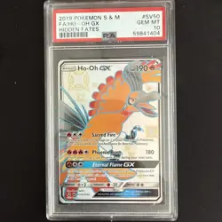 Pokemon TCG Ho-Oh GX Full Art Shiny Holo Card Hidden Fates SV50/SV94 - Image 1