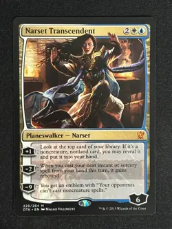 1x MTG Narset Transcendent - Dragons of Tarkir (DTK) #225 - Magic the Gathering - Image 1
