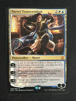1x MTG Narset Transcendent - Dragons of Tarkir (DTK) #225 - Magic the Gathering - Image 3