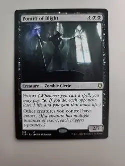 MTG Pontiff of Blight Commander Legends: Baldur's Gate 768 Regular Rare - Image 1