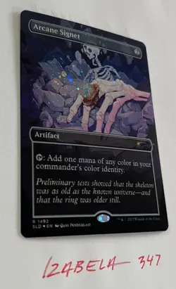 MTG Arcane Signet GALAXY FOIL Secret Lair Drop Series R#1492 NM/M - Image 2