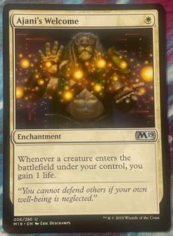 MTG Ajani's Welcome From Core M19 NM - Image 1