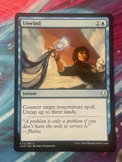 MTG Unwind x 3 from Dominaria NM - Image 1