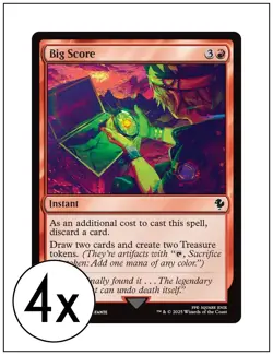 4x Big Score, Final Fantasy, Magic MTG NM - Image 1