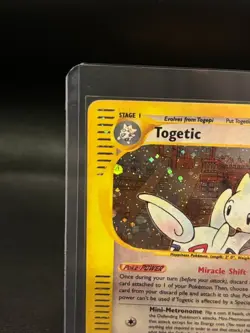 Togetic H27/H32 Pokemon Card Aquapolis Holo Rare 2002 Vintage ENG E-reader - Image 3