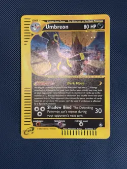 Umbreon Holo Aquapolis ENG H29/H32 Vintage Pokemon Card - Image 1