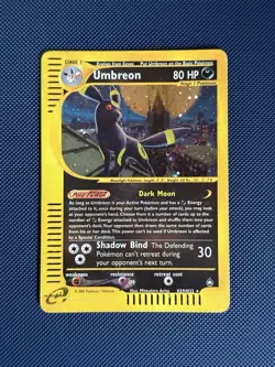Umbreon Holo Aquapolis ENG H29/H32 Vintage Pokemon Card - Image 2