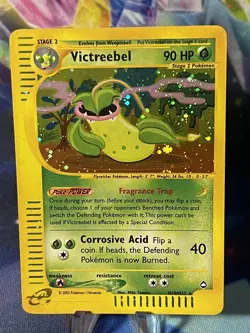 Pokemon Victreebel H30/H32 Aquapolis Holo Rare Wizards ENG Vintage - Image 2
