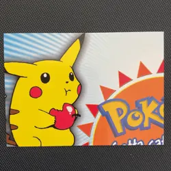 Pikachu P01 Of 6 Topps Series 3 Puzzle Piece Full Art Pokemon Trading CG 2000 LP - Image 1
