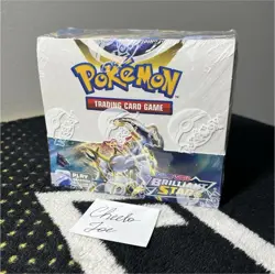 Pokemon Sword & Shield Brilliant Stars Booster Box English Sealed (minor rips) - Image 1