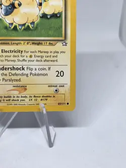 Pokemon TCG Mareep Neo Genesis Set - Unlimited 65/111 WOTC Vintage! 2000! - Image 5