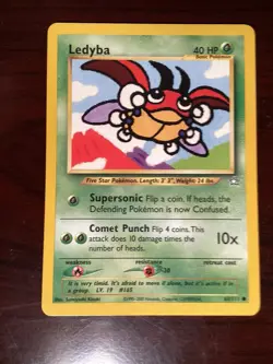 POKEMON LEDYBA 63/111 NEO GENESIS COMMON NEAR MINT - Image 1