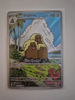 Pokemon TCG | Alolan Dugtrio 208/191 Illustration Rare | S&V 8 Surging Sparks|NM - Image 1