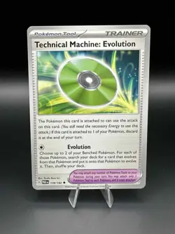 Pokemon TCG Paradox Rift - 178/182 Technical Machine: Evolution Pack Fresh NM+ - Image 1