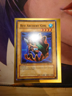 mrl-e030 1st edition red archery girl Yu gi Oh! - Image 1